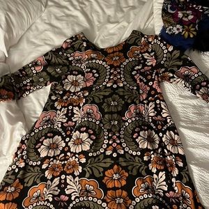 Mini dress h&m flowers